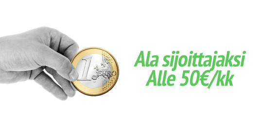 Ala sijoittajaksi alle 50€/kk ja opi korkoa korolle -kasvu